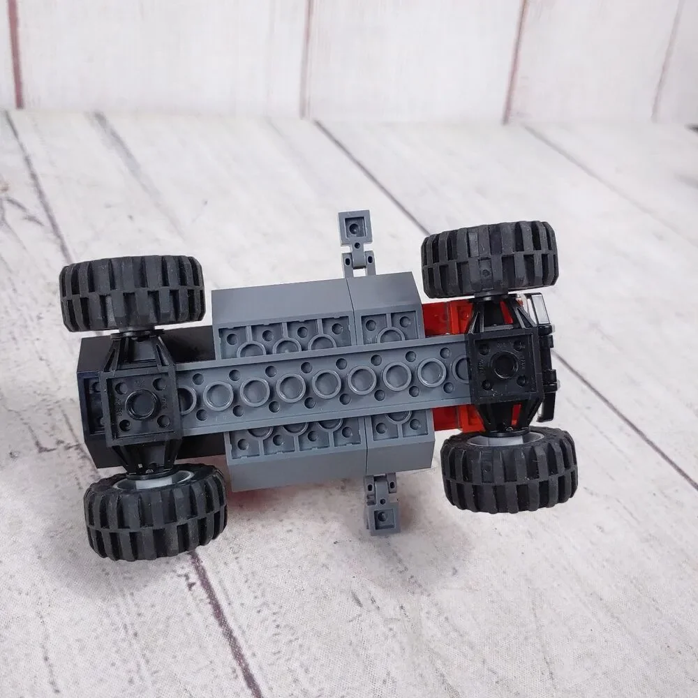 Incomplete, Lego City 60172 Dirt Road Pursuit Red Vehicle Police Car - Red Buggy